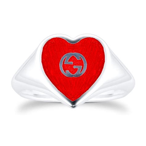 gucci heart ring on hand|heart gucci ring gucci store.